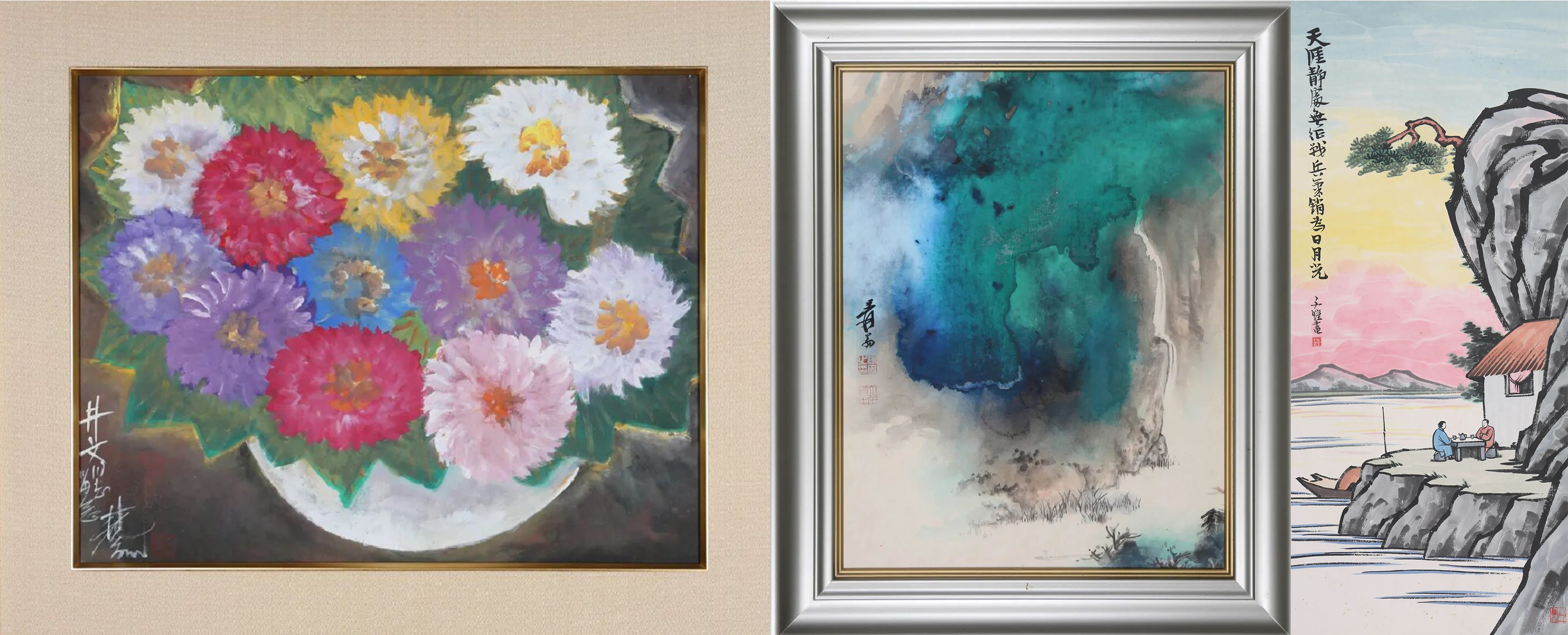 【艺珈快讯】 日本樱花拍卖上线名家珍品，林风眠张大千之作同步竞拍